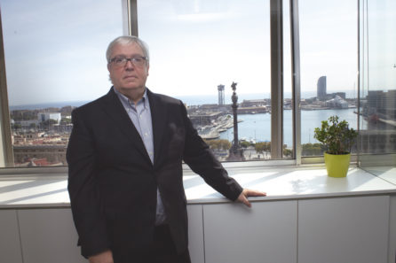 Jordi Trius, presidente de la Asociación de Agentes Consignatarios de Buques de Barcelona, en el centenario de la entidad